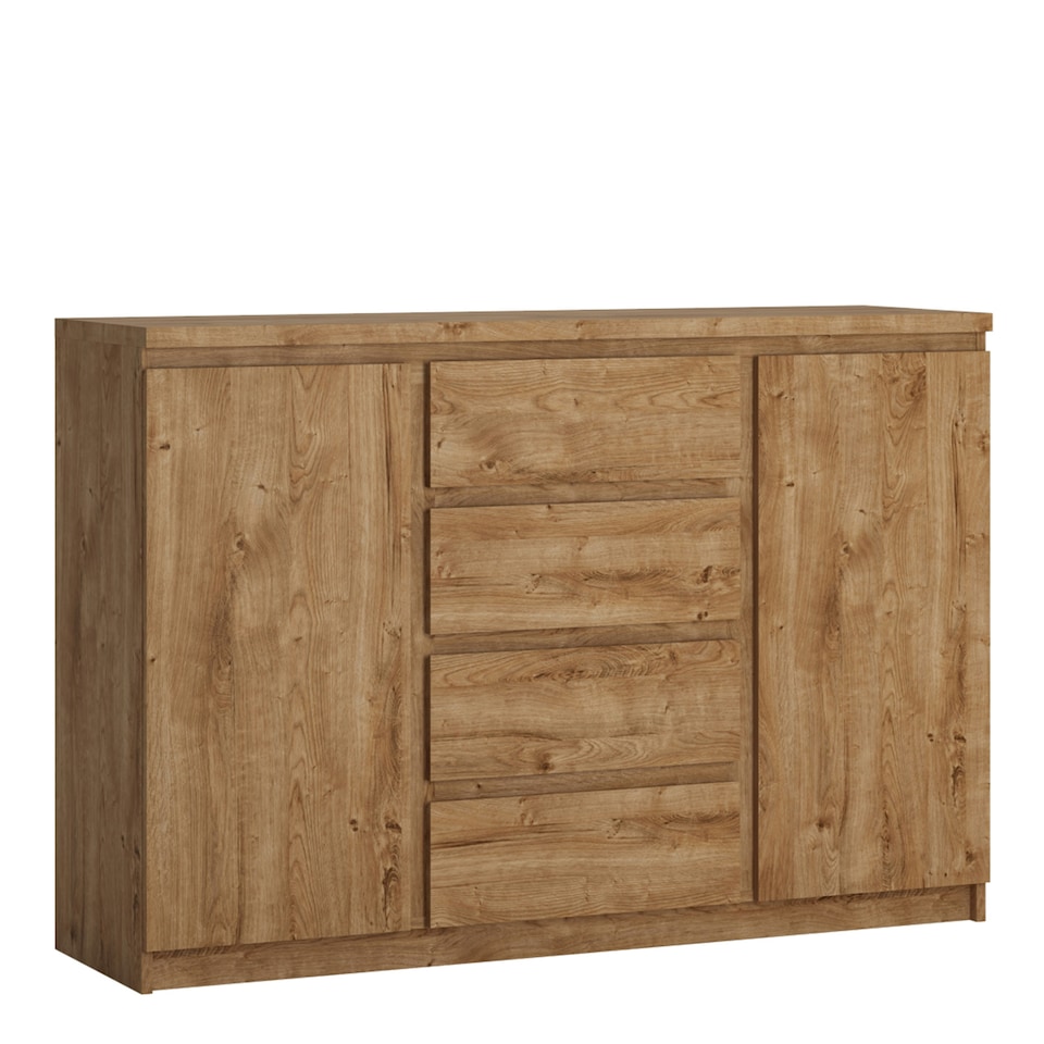 image 1 of Fribo 2 Door 4 Drawer Sideboard in Oak