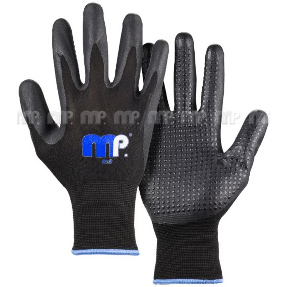 Mipa Paints - Premium MP Nitrile Microfine Gloves Size 9 (Pack of 3) for Unmatched Grip and Comfort