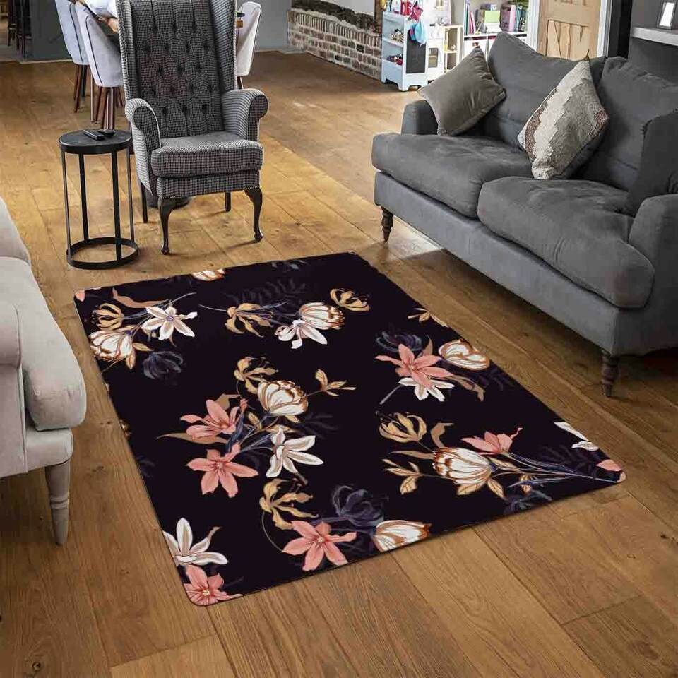 image 1 of Blossoming Flowers (Rug) Multi | Large: 140x200cm