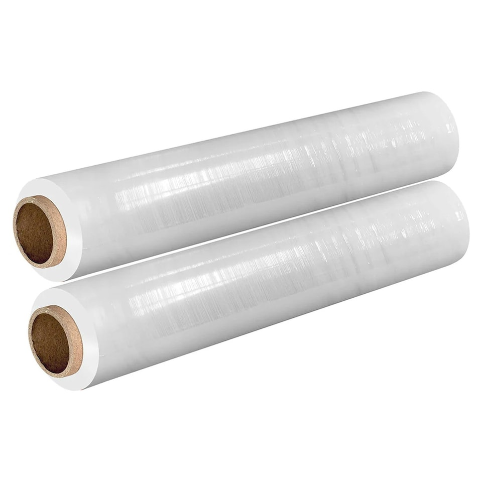 image 1 of 1 Roll Of Clear 400mm Standard Core Tear Resistant Pallet Shrink Wrap Rolls
