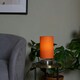 image 1 of ValueLights Francis Chrome Touch Table Lamp Orange Shade & Bulb