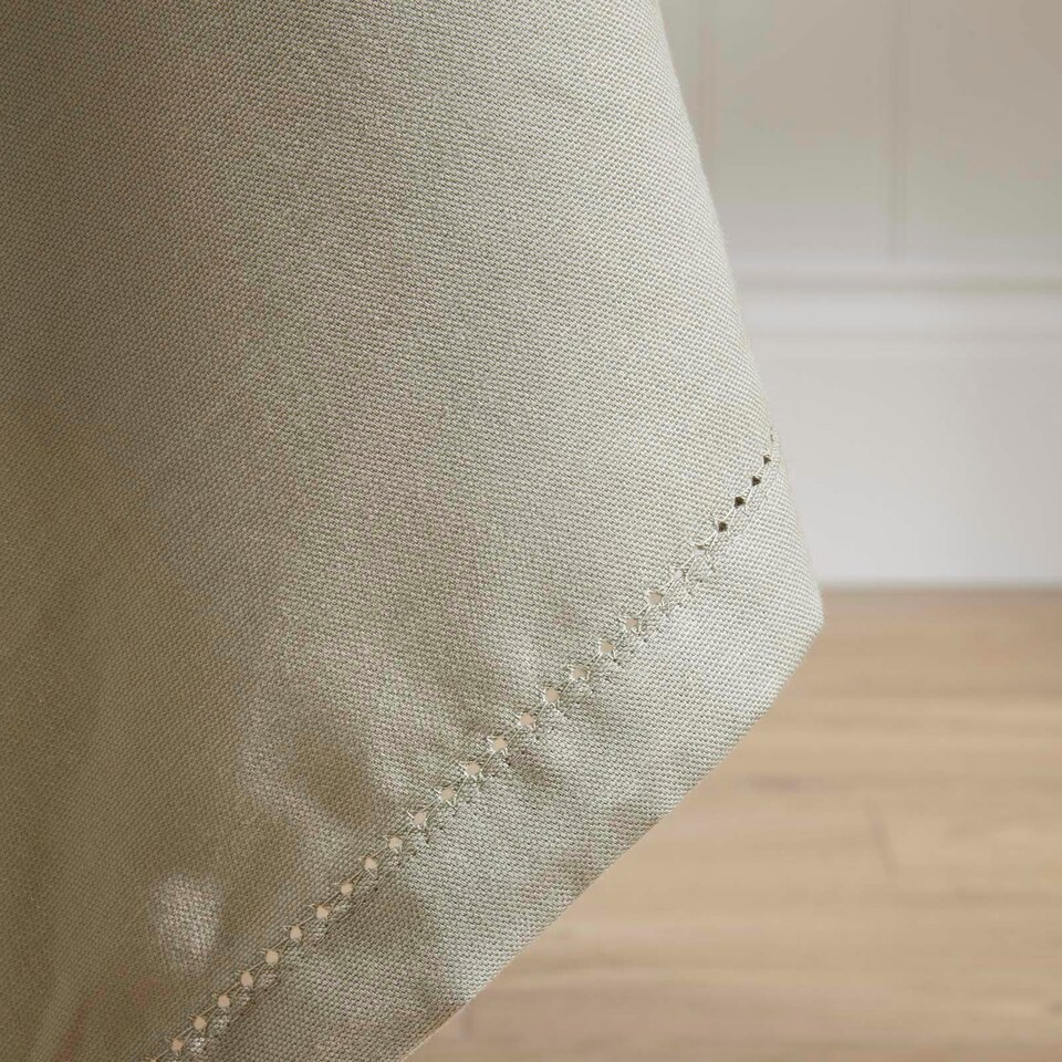image 1 of Homescapes Grey Tablecloth - 178 x 300 cm Grey