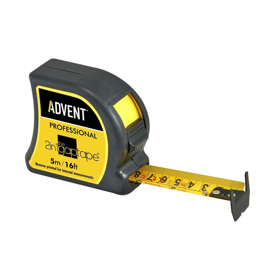 Advent 2-in-1 Double Sided Gap Pocket Tape 5m/16ft (width 25mm) - Multi Colour - One Size