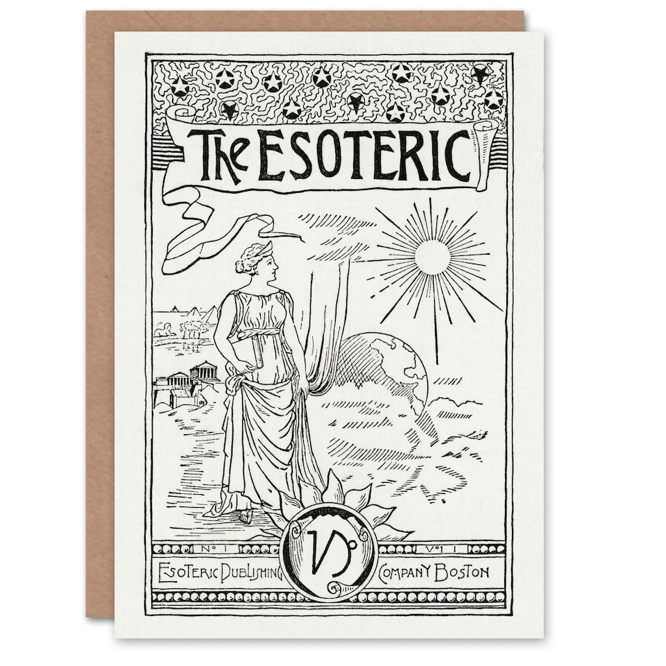 image 1 of Hiram Erastus Butler Art Card The Esoteric Journal Cover