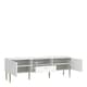 image 5 of Media TV Unit with 2 Doors 1 Drawer in White