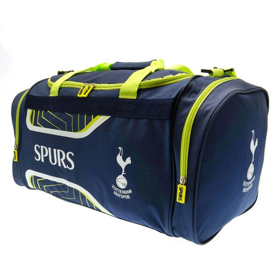 image 1 of Tottenham Hotspur FC Flash Holdall - Navy Blue/White/Lime Green - One Size