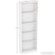 image 8 of Vida Designs Cambridge 5 Tier Extra Large Bookcase Display Storage, White