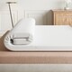 image 2 of Visco Therapy Memory Foam Mattress Topper 7.5cm - Maximum Comfort, Pressure Relief, Removable Cover | White | White | King | 1