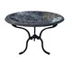 image 1 of Grape Round Table British Made, High Quality Cast Aluminium Garden Furniture - L61.5 x W61.5 x H68 cm Black