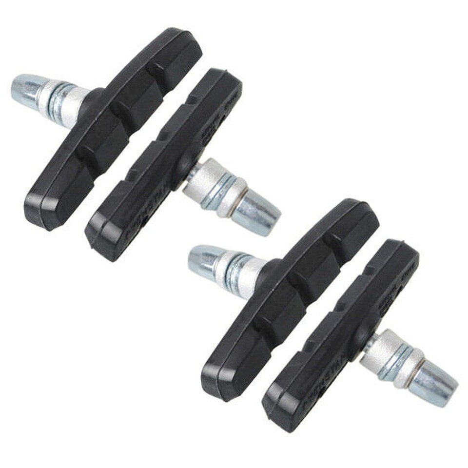 4 Pack 70mm V Brake Blocks | Bicycle Replacement Brake Pads for V Brakes