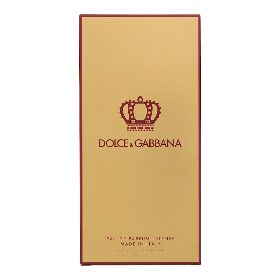 image 1 of Dolce & Gabbana Q Eau de Parfum Intense 100ml Spray for Her | Gold | Multi | 50ml