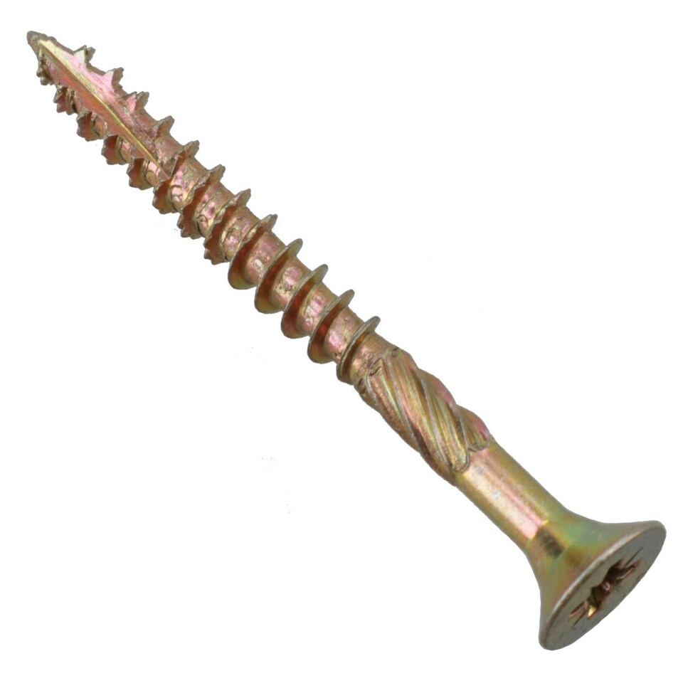 image 1 of Countersunk Wood Screws 5.0 x 50mm Serrated Edge Prevent Splitting PZ2 1000pc