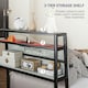 image 5 of HOMCOM LED Single Bed Frame with Charging Station, 90 x 190cm, Cement Grey
