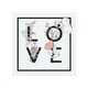 image 1 of Love Splash Back | White