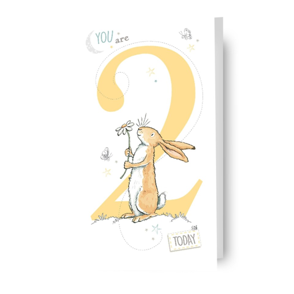 image 1 of Guess How Much I Love You Age 2 Birthday Card