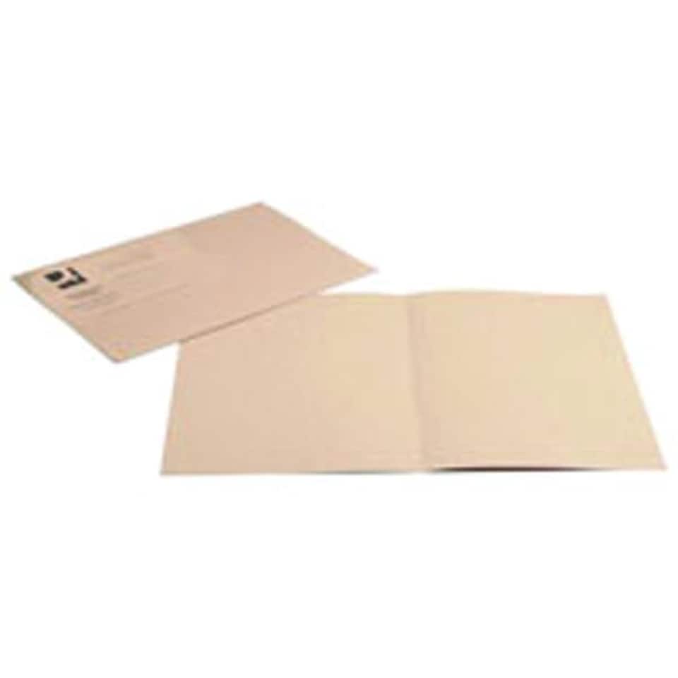 image 1 of Q-Connect Square Cut Folder Lightweight 180gsm Foolscap Buff (Pack of 100)