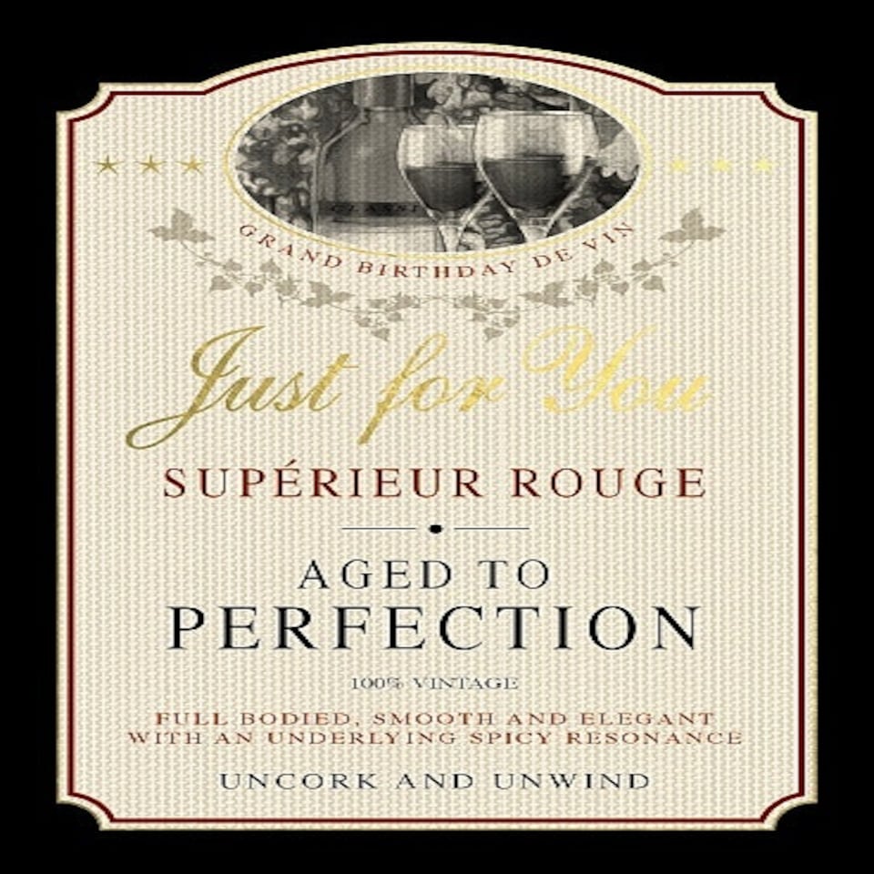 image 1 of Grand Birthday De vin Card Red Wine
