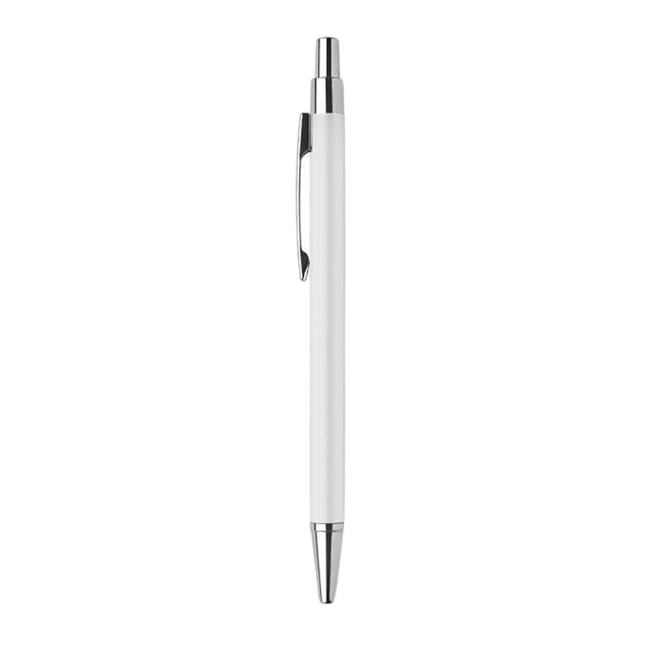 image 1 of MidOcean Dana Recycled Aluminium Ballpoint Pen - White - 14mm x 0.8mm