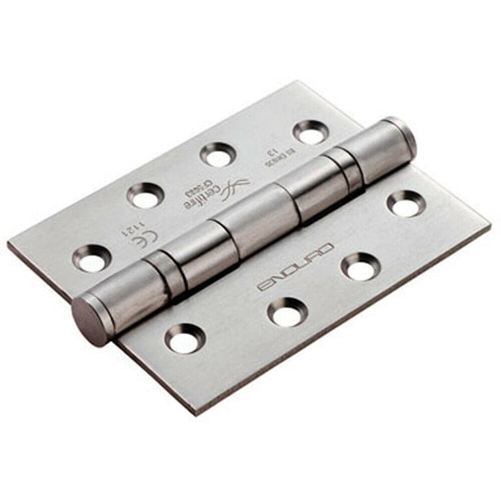 Loops PAIR 102 x 76 x 3mm 13 Ball Bearing Hinge Satin Stainless Steel Interior Door in Metallics