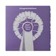 image 2 of Deckled Edge Colour Block Pony Greetings Card - Congratulations Well Done You - Rosette (Purple) - One Size