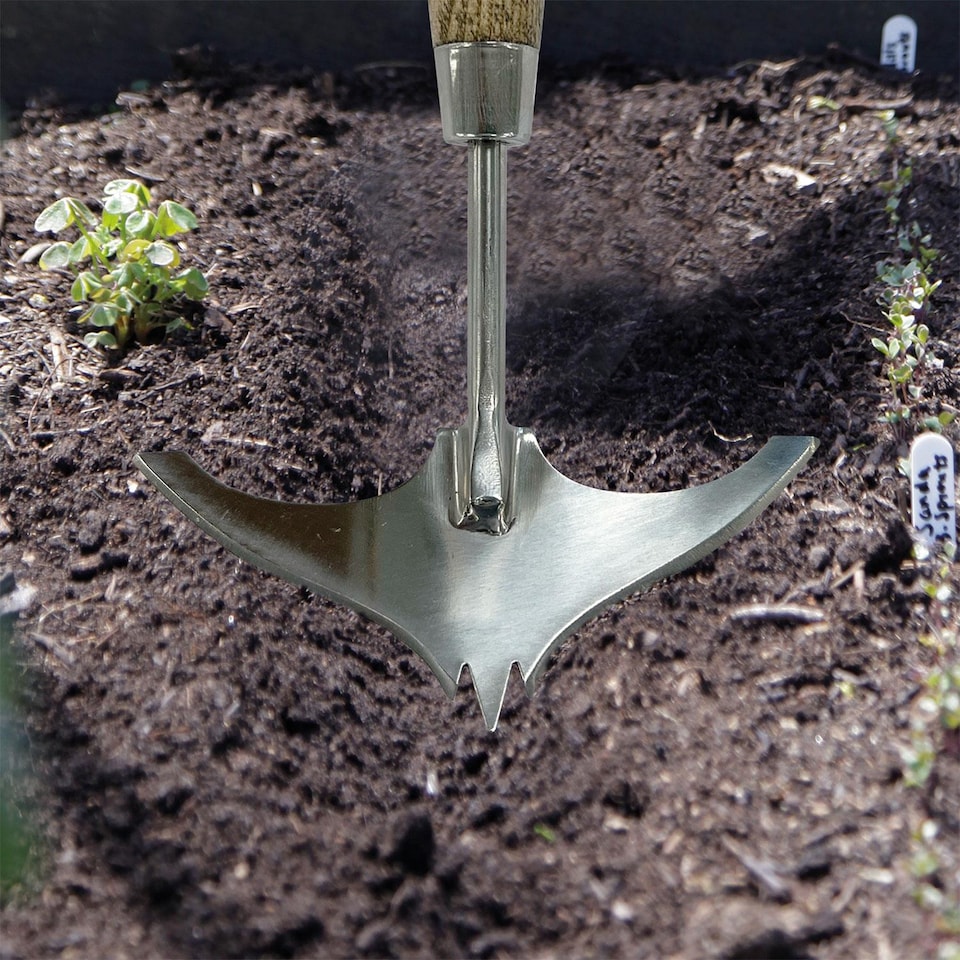 image 1 of Spear & Jackson 4582LWH Traditional Long Handle Wing Hoe for Garden Weeding