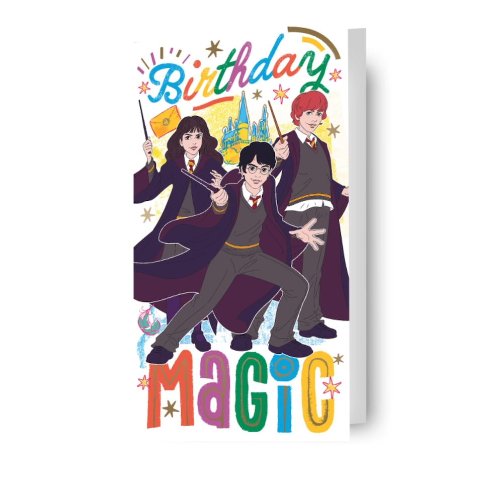Harry Potter Birthday Card
