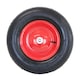 image 3 of 16 Inch Steel Rim Wheelbarrow Replacement Pneumatic Wheel Including Axle