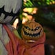 image 8 of HOMCOM 77cm Outdoor Halloween Decoration Scarecrow, Standing Scarecrow Prop Life Size with Sound and Motion Activated, Light Up Eyes, Howling Sound, Posable Arms, Moving Hands
