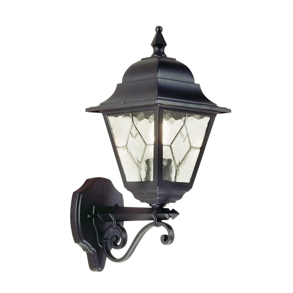 Norfolk 1 Light Outdoor Wall Lantern Light Black IP43, E27