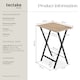 image 6 of Bedside Table Phoenix Set of 2 - industrial style, foldable | Brown | industrial wood light, oak Sonoma | 48 x 36 x 66,50 cm | 2