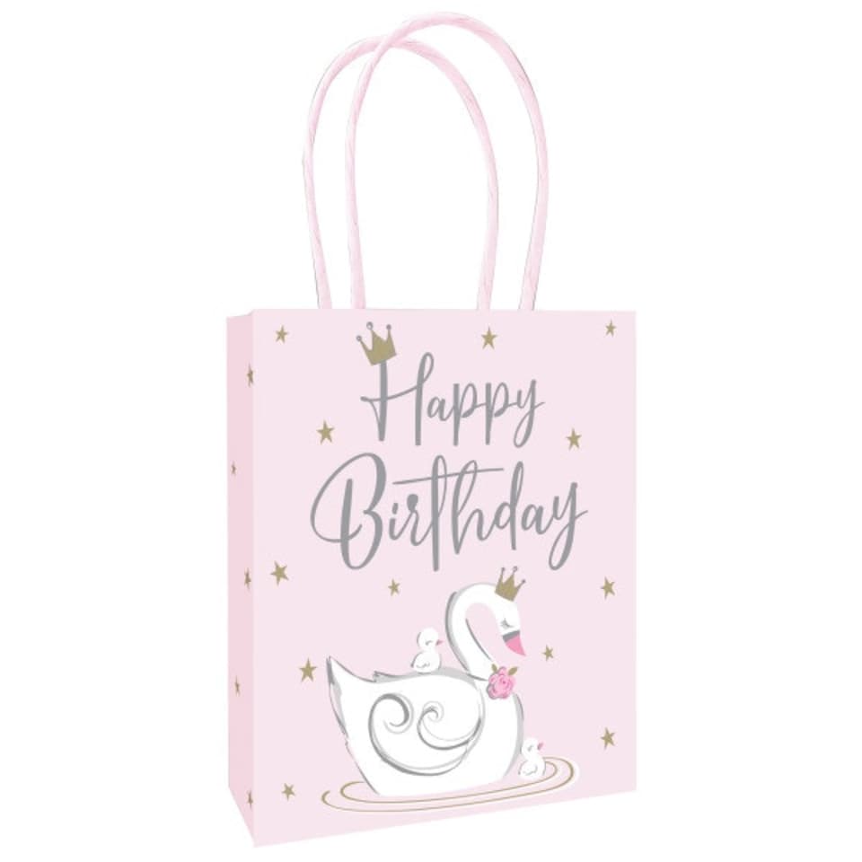 image 1 of Pack of 3 Swan Birthday Goodie Bags