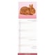 image 3 of Rabbits Slim 2026 Calendar | Slimline Wall Calendar | Animal Gift | Plastic Free Packaging | by Avonside Publishing [Calendar] Avonside Publishing Ltd