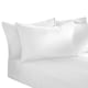 image 2 of OHS Plain Fitted Bed 25cm Deep Elasticated Sheet, King - White