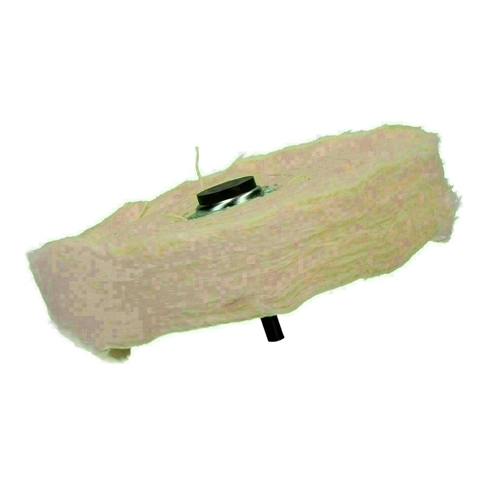 image 1 of 6" 150mm Soft Polishing Buffing Mop Cleaning Wheel with 6mm Spindle Drill Use