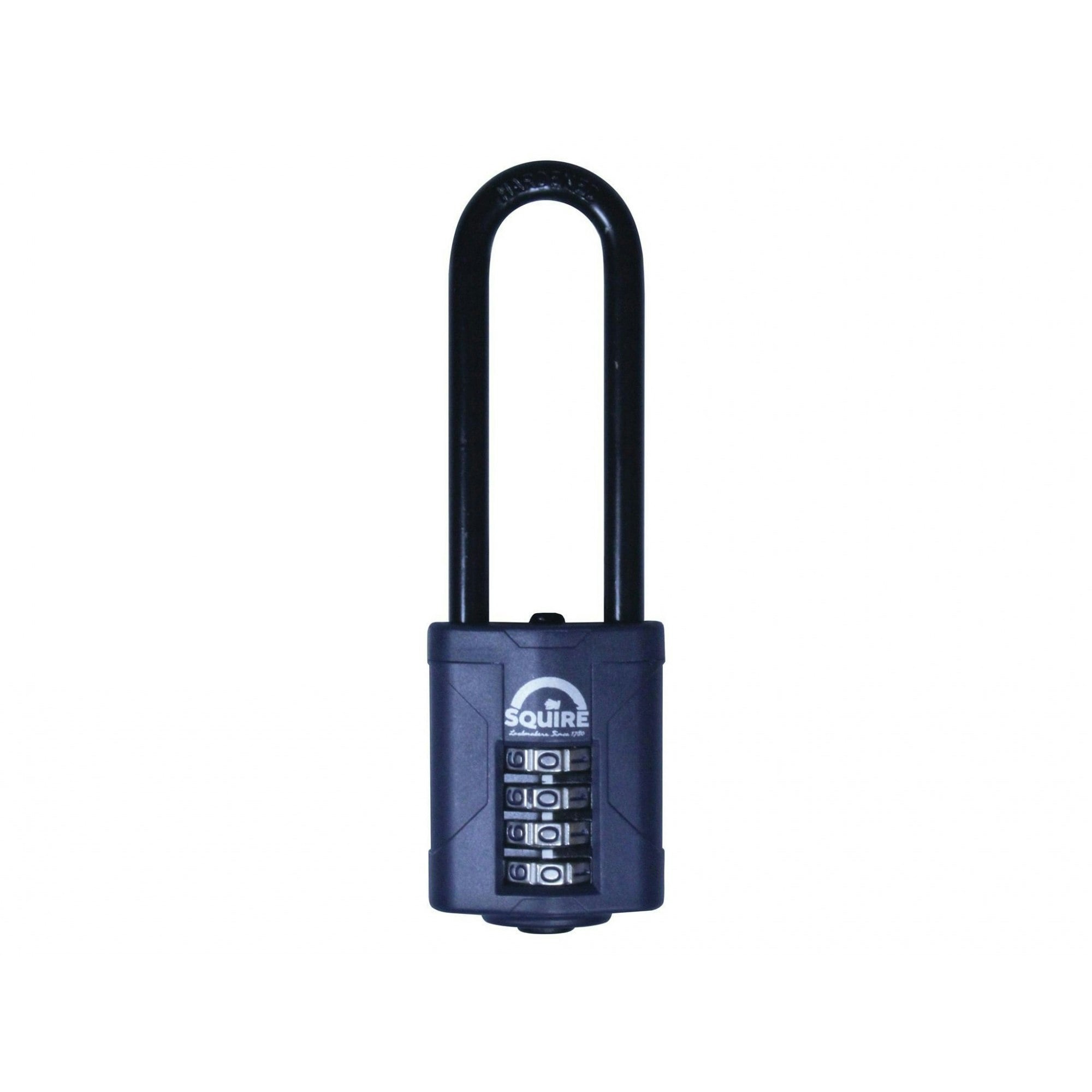 Squire Cp Combination Padlock - Multi Colour - 4-Wheel 40mm Extra Long Shackle 63mm, Boxed