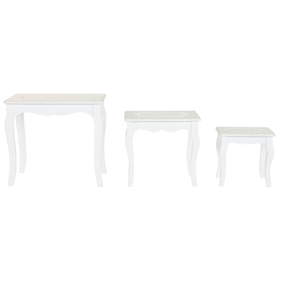 image 1 of Side table Home ESPRIT White Light grey 53 x 35 x 47 cm N/A