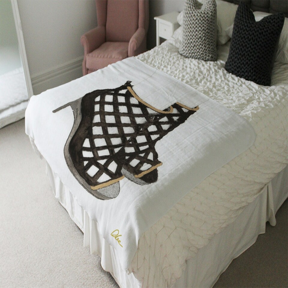 image 1 of These Shoes are made for walking (Blanket)