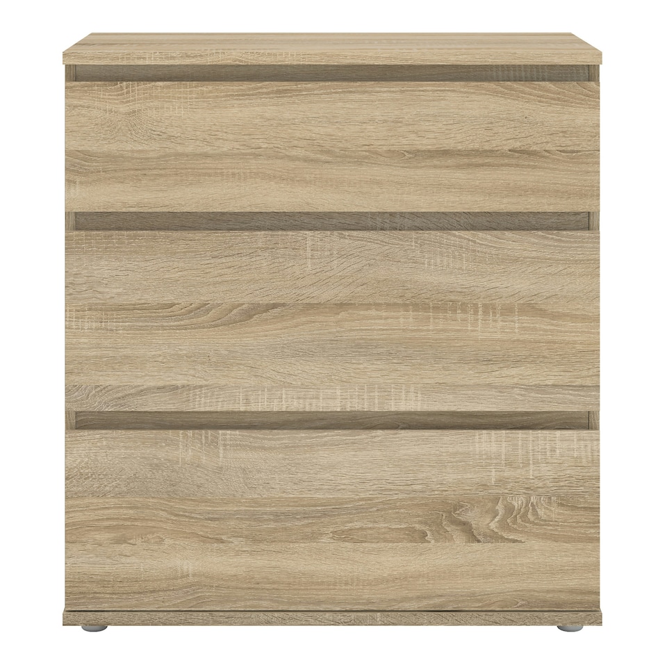 image 1 of Nova Chest of 3 Drawers in Oak