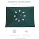 image 4 of Outsunny Wooden Patio Umbrella Parasol Outdoor Sunshade 6 Ribs Green