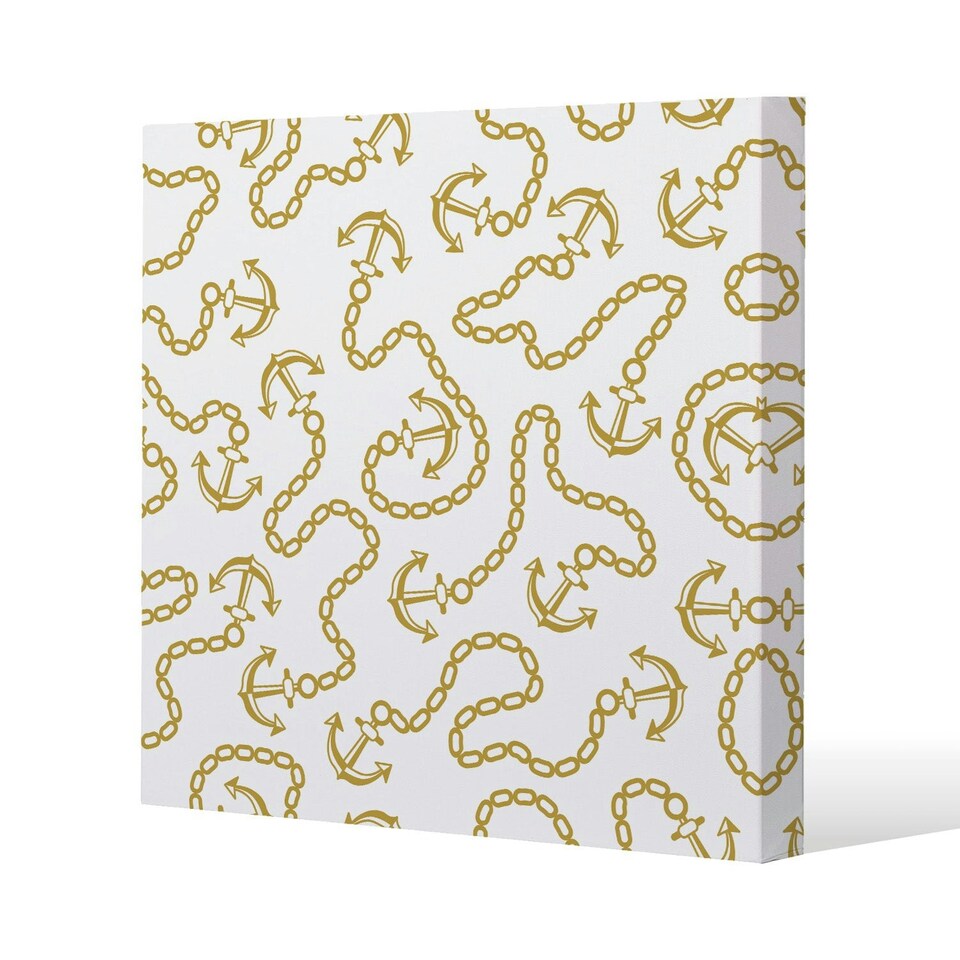 image 1 of Anchor & Chains (Canvas Print) 101 x 101 x 4cm