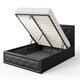image 4 of Hollywood Ottoman Storage Bed Double Black | Black | Black