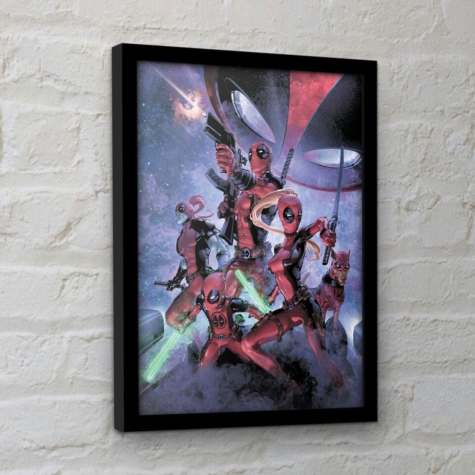 image 1 of Deadpool (Family) Framed 30x40cm Print