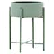 image 2 of Interiors by Premier Sturdy Large Green Floor Standing Planter, Contemporary Outdoor Pot For Flowers, Durable Floor Planter Green