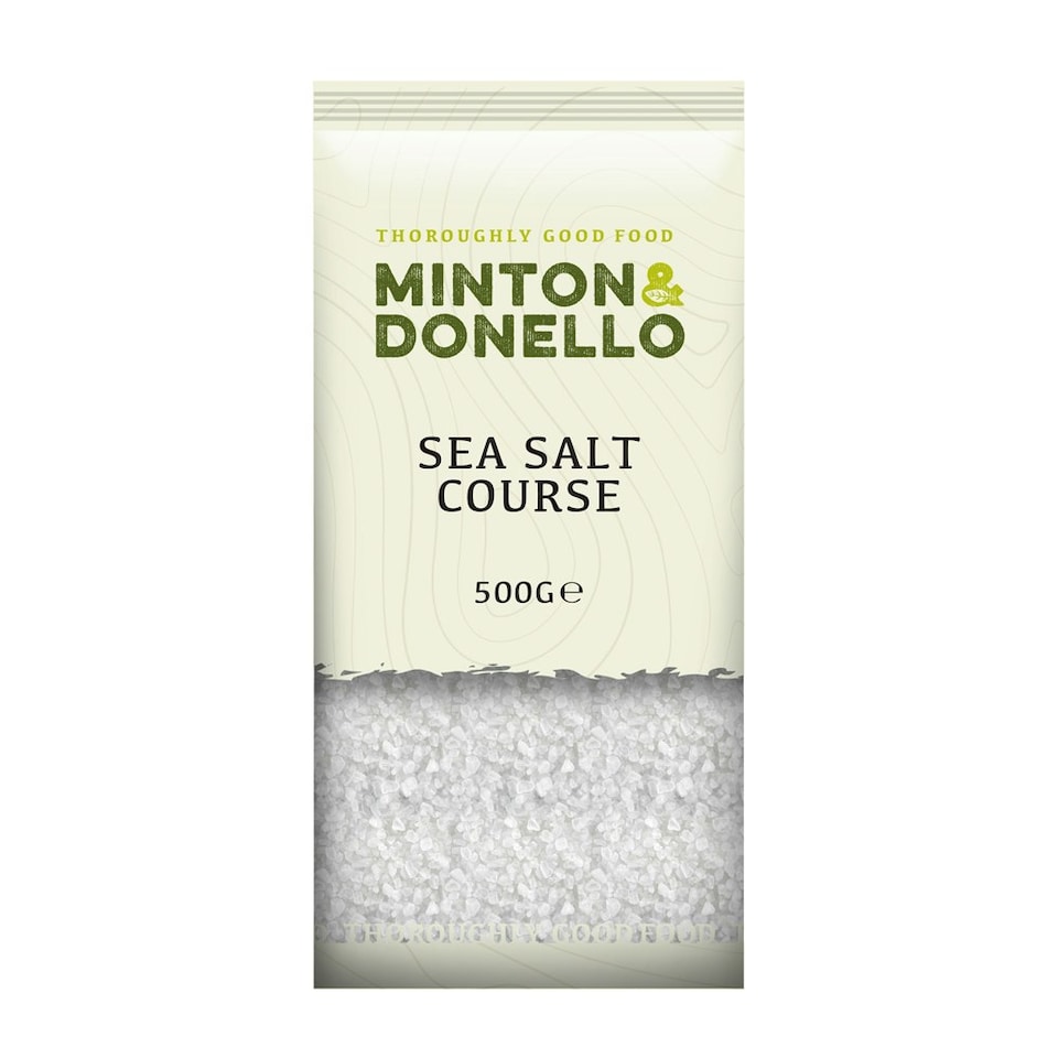 image 1 of Minton & Donello Coarse Sea Salt No Additives 6 x 500g