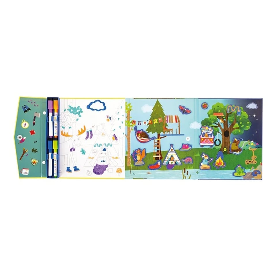 image 1 of Floss & Rock Magnetic 4 in 1 Activity Book - Adventure Multi | Multi | One Size