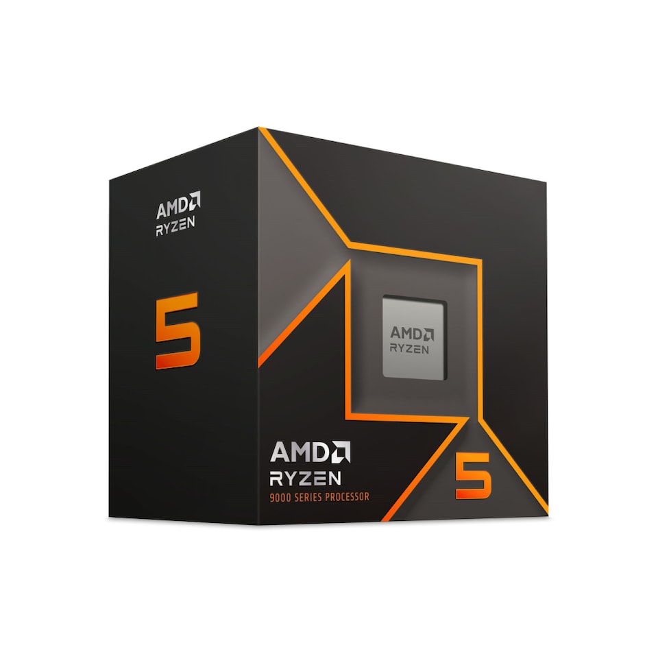 image 1 of AMD Ryzen 5 9600 Socket AM5 Processor with Wraith Stealth Active Fan Air Cooler