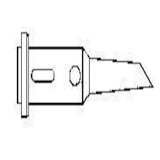 PORTASOL - Single Flat Tip for SuperPro 125 Soldering Iron 3.2mm