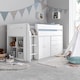 image 1 of Lacy White Storage Mid Sleeper And Ethan Spring Mattresses