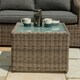 image 5 of 5 Seater Natural Weave Lounge Corner Set