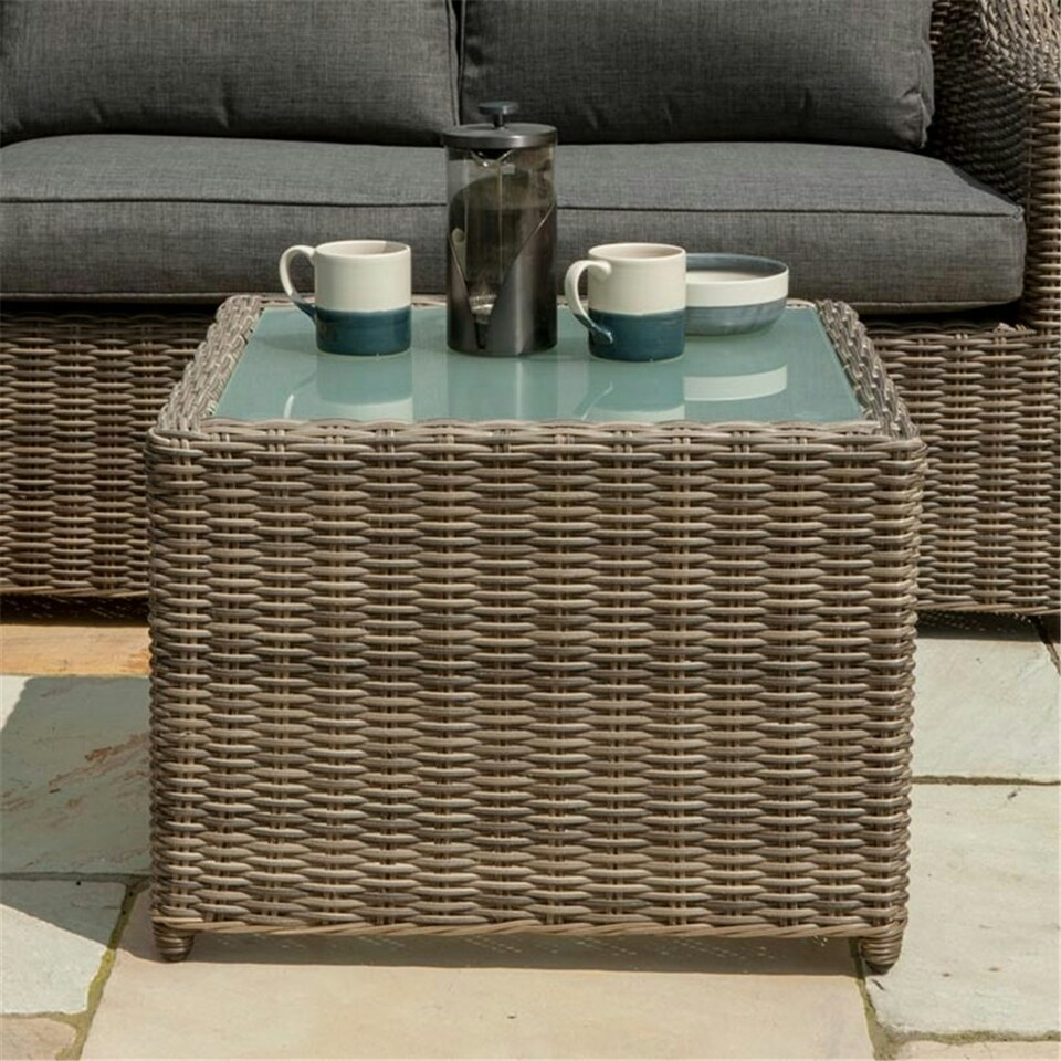 image 1 of 5 Seater Natural Weave Lounge Corner Set